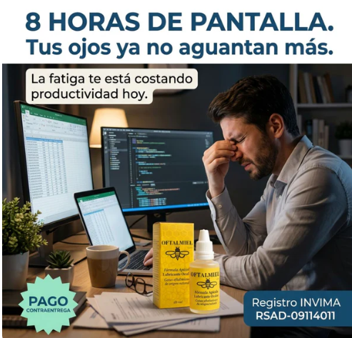 GOTAS OFTALMIEL PRO™ - DEVUELVE EL ALIVIO QUE TUS OJOS PERDIERON